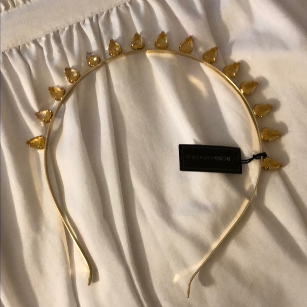 Gold headband